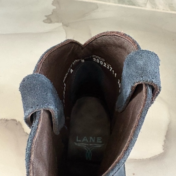 Women's Suede Ankle Boots - Black - Picture 4 of 5